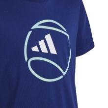 adidas Tennis-Tshirt Tennis Graphic blau Jungen